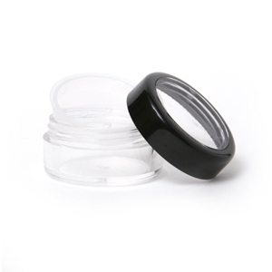10-Gram Jar with Sifter and Black Window Top